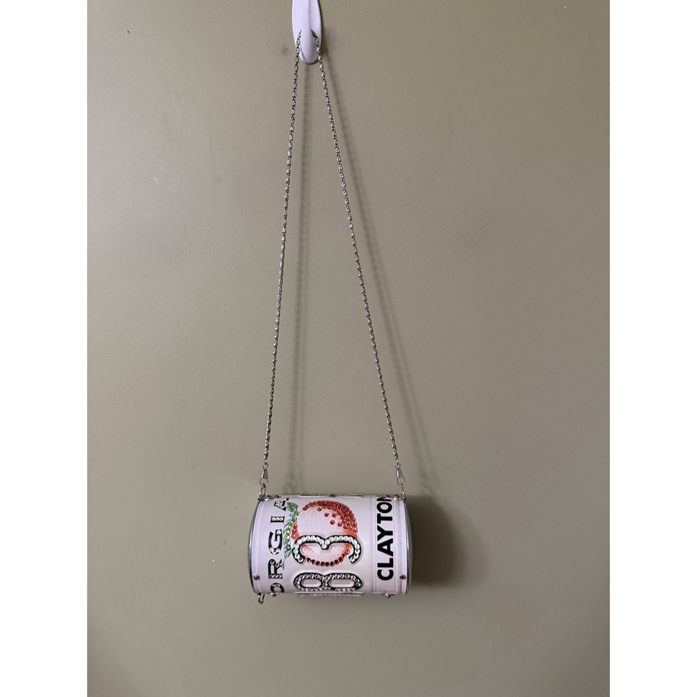 Little Earth Road Flair Georgia Peach License Plate Swarovski Crystals Purse